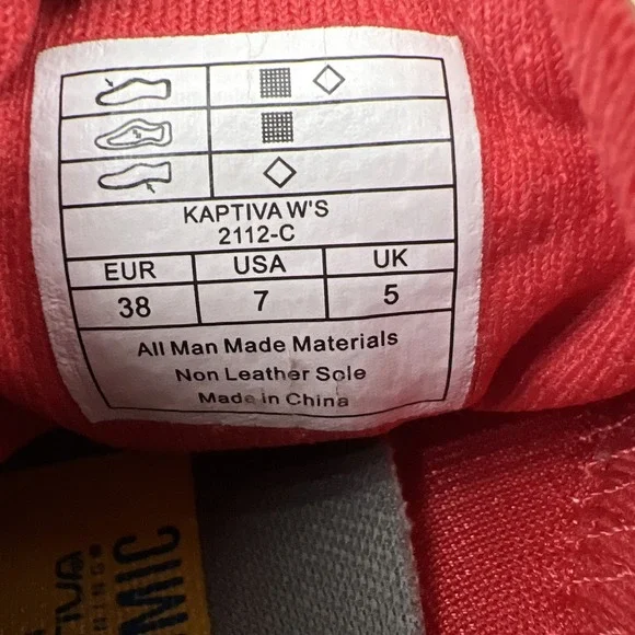 La Sportiva Women's Size 7 Kaptiva Hibiscus Malibu Blue Training Racing Shoe - Picture 10 of 11